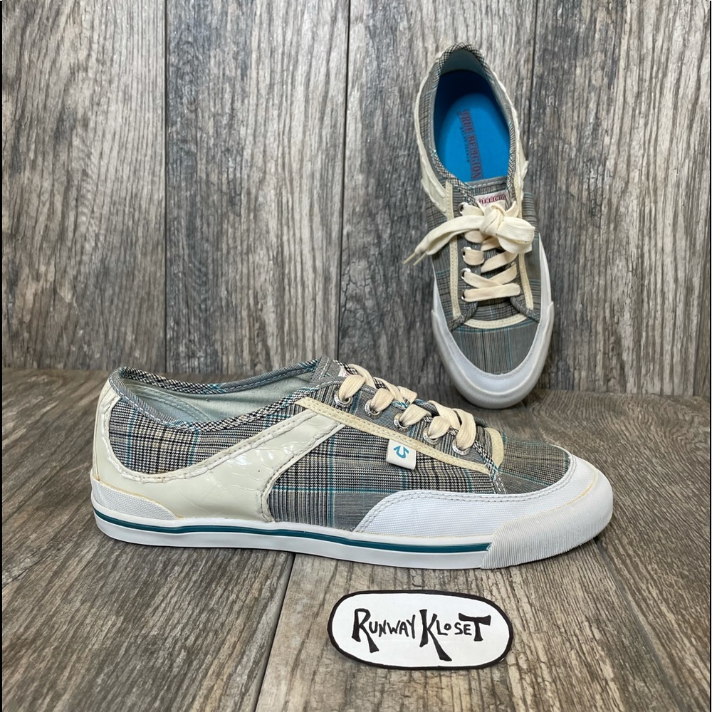 TRUE RELIGION Brand Jeans Canvas Sneakers 8.5